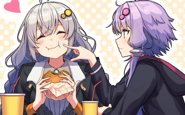 Kizuna Akari Yuzuki Yukari Anime Vocaloid HD Desktop Wallpaper | Background Image