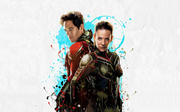 Wasp (Marvel Comics) Scott Lang Paul Rudd Hope Van Dyne Evangeline Lilly Ant-Man movie Ant-Man and the Wasp HD Desktop Wallpaper | Background Image
