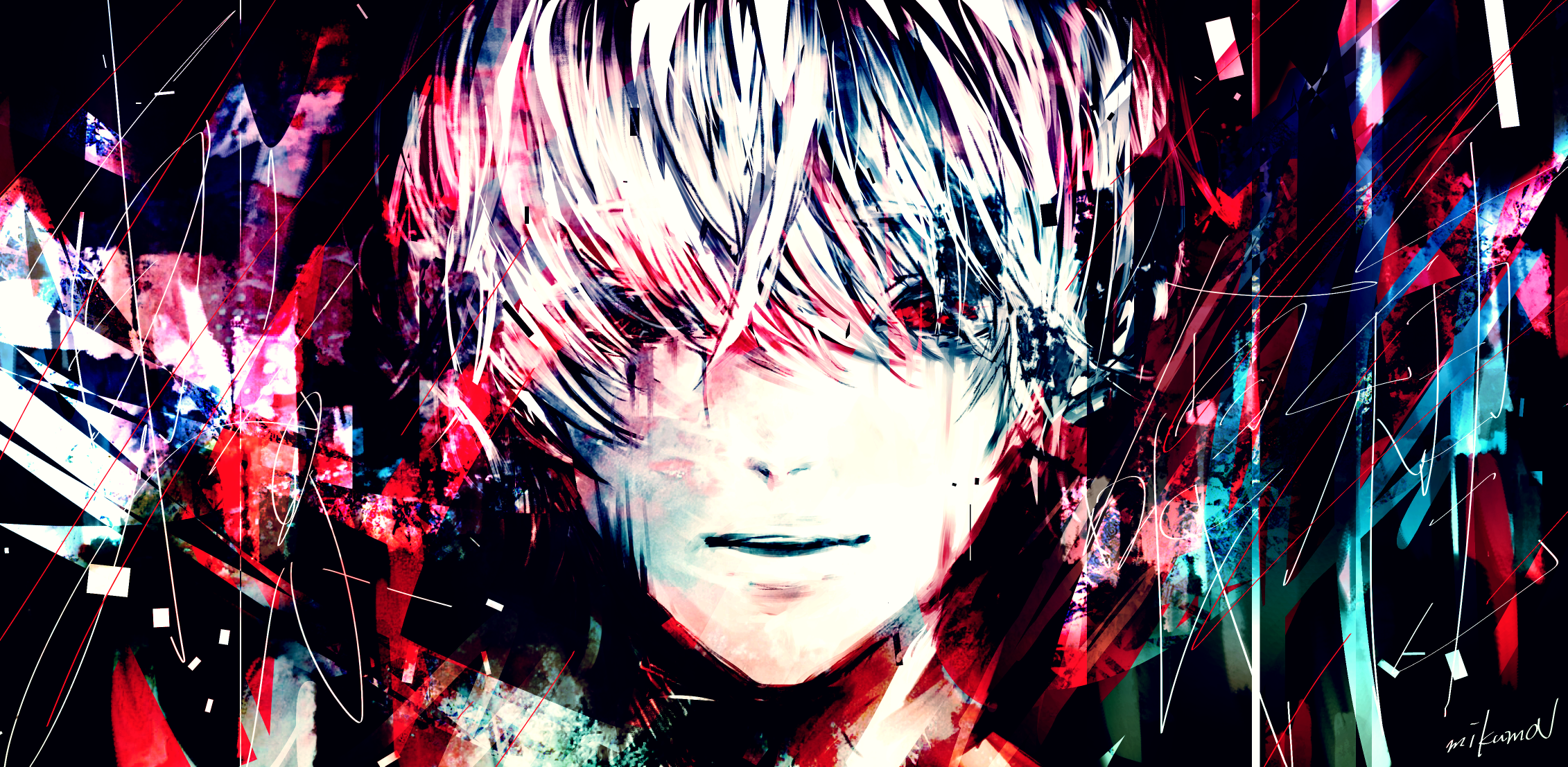 Download Ken Kaneki Anime Tokyo Ghoul HD Wallpaper by mikuma