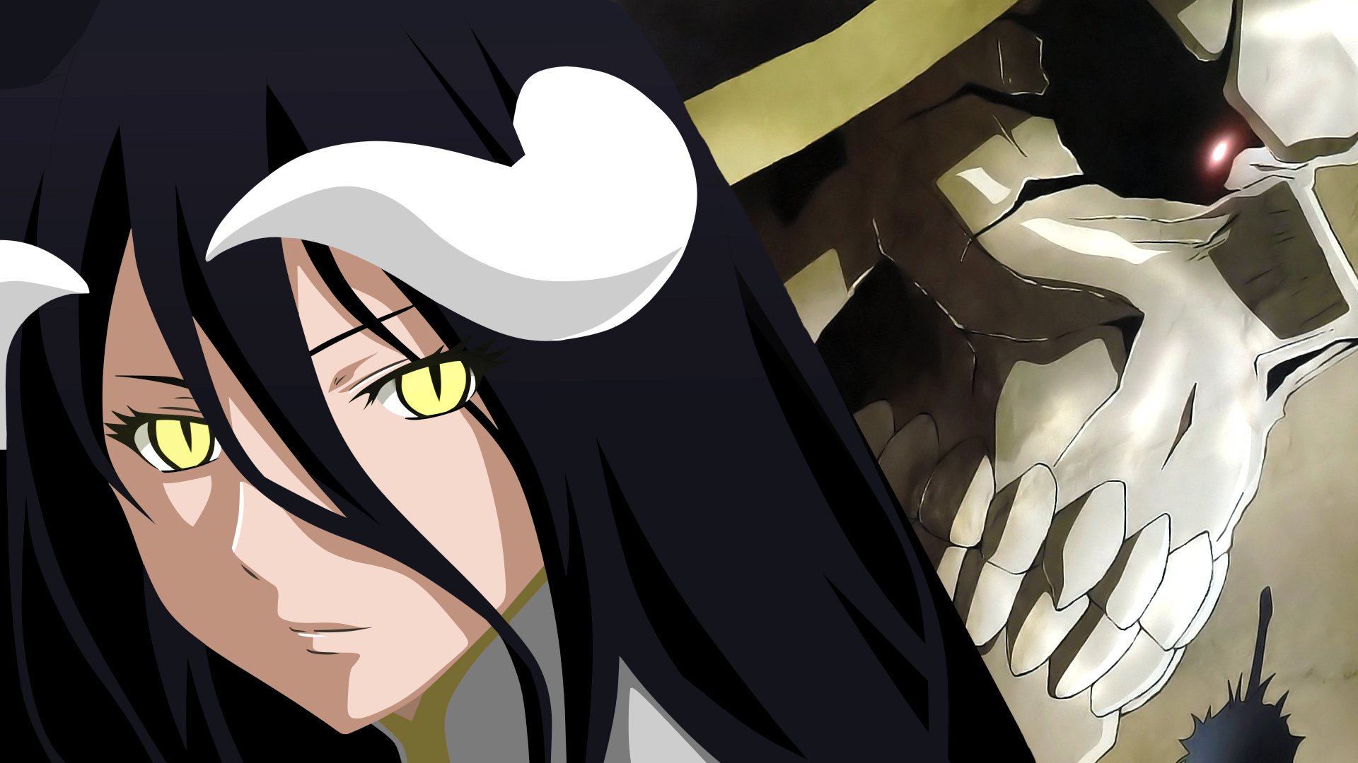 Download Ainz Ooal Gown Albedo Overlord Anime Overlord Hd Wallpaper By Ochaco