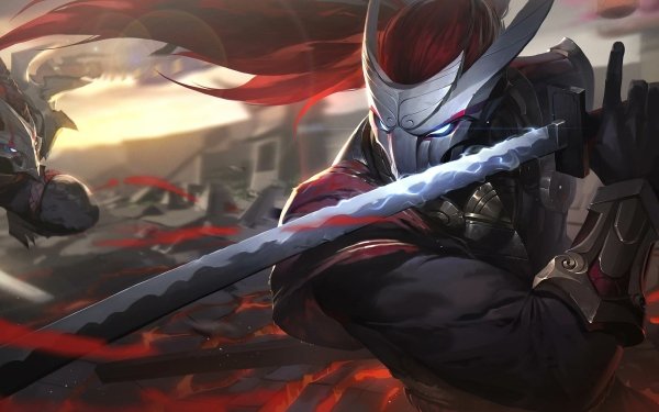 Video Game League Of Legends Yasuo Rengar HD Wallpaper | Background Image