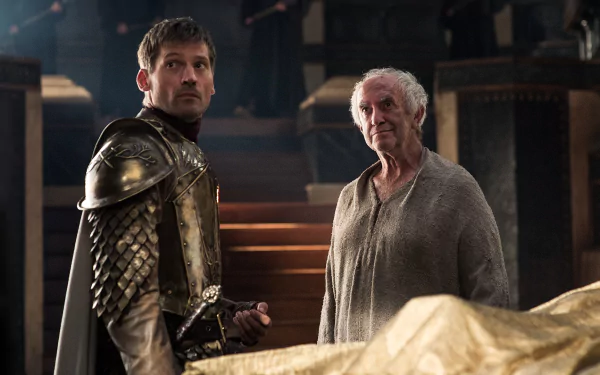 Jonathan Pryce Nikolaj Coster-Waldau High Sparrow Jaime Lannister TV Show Game Of Thrones HD Desktop Wallpaper | Background Image