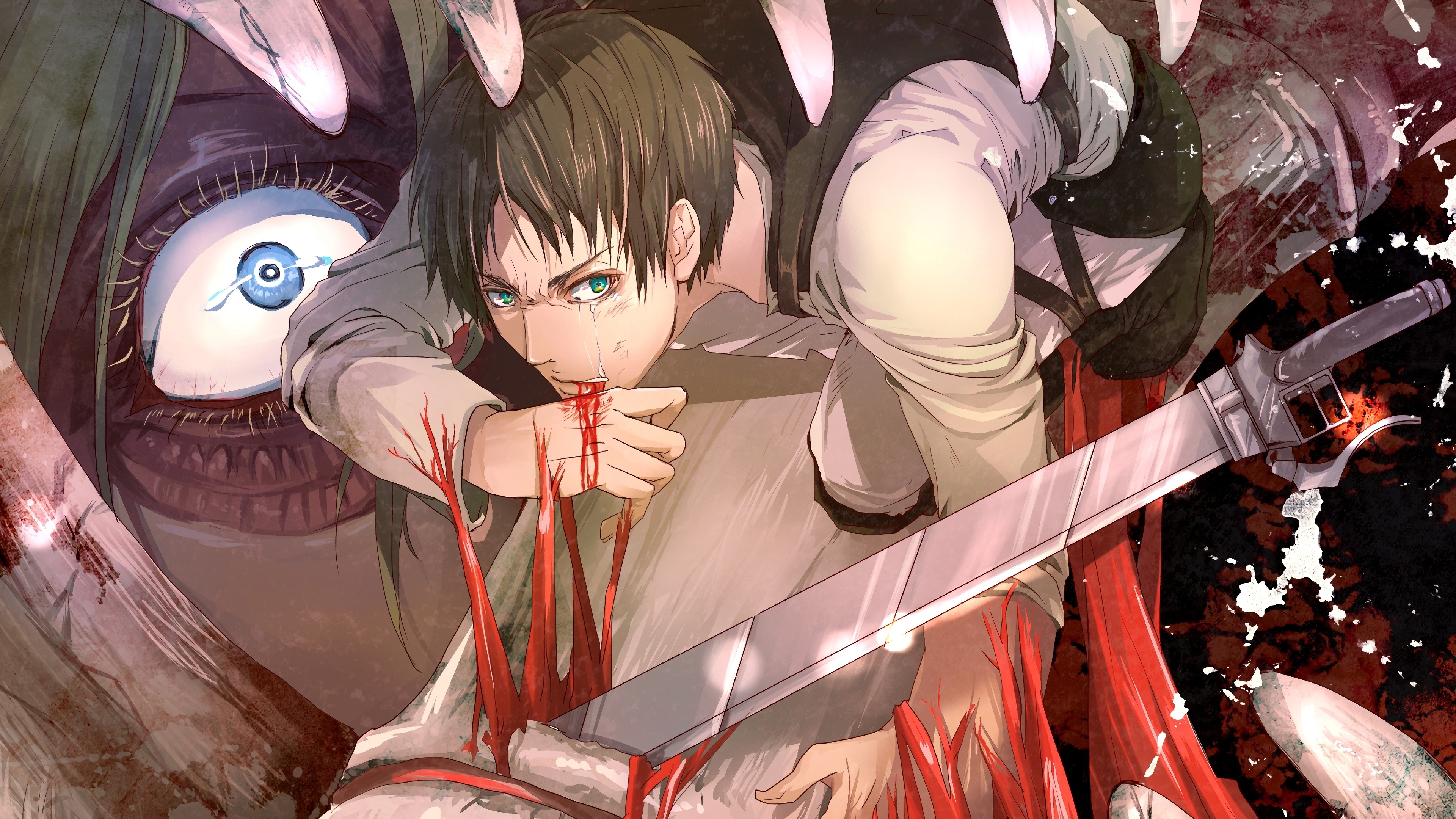 Eren Yeager HD Wallpapers and Backgrounds. 