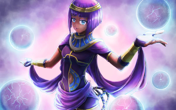  Menat (Street Fighter) by Jeffrey Phelps