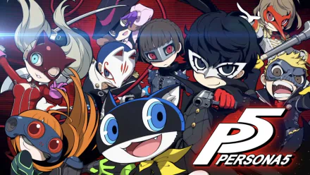 Futaba Sakura Morgana (Persona) Makoto Niijima Ryuji Sakamoto Haru Okumura Ann Takamaki Yusuke Kitagawa Joker (Persona) video game Persona Q 2 HD Desktop Wallpaper | Background Image
