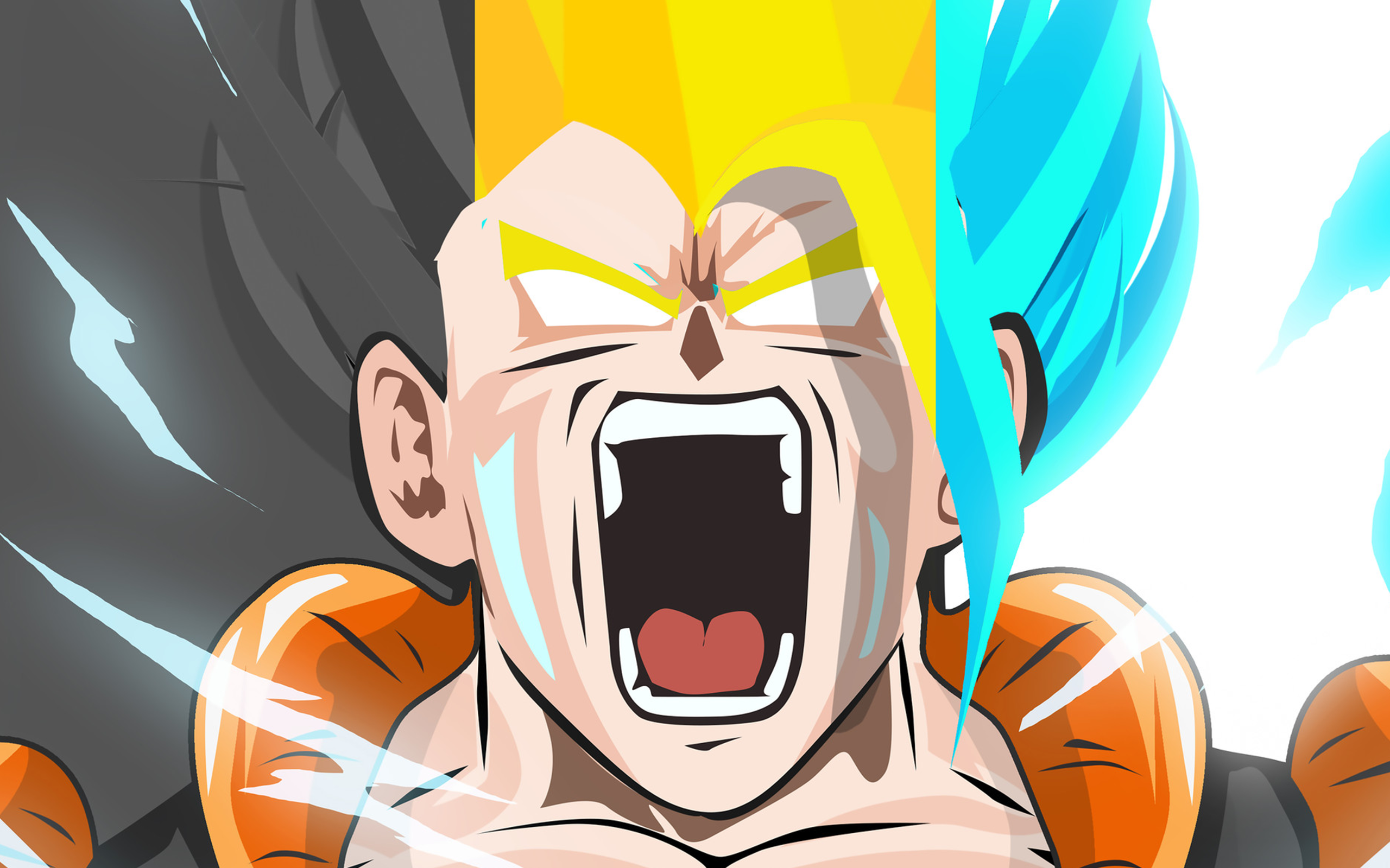 Goku,Super Saiyan 2 by BossLogic