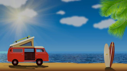  Camping at the Beach by Jan Alexander
