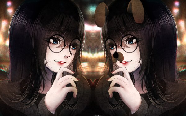 Anime Original Glasses HD Wallpaper | Background Image