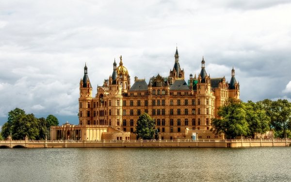 Man Made Schwerin Palace Palaces Germany Palace Architecture Shwerin Palace Building HD Wallpaper | Background Image