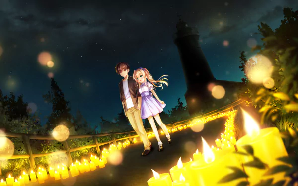 Tsumugi Wenders Anime Summer Pockets HD Desktop Wallpaper | Background Image