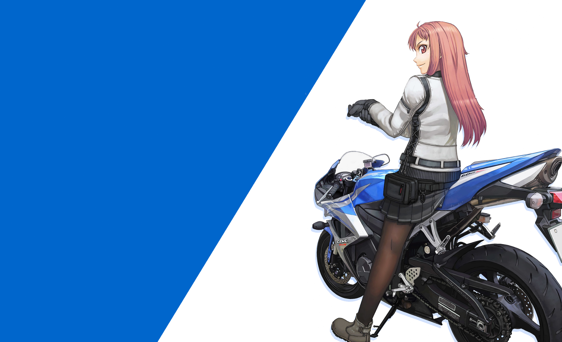 Download Motorcycle Anime Original Anime Motorcycle HD Wallpaper by itou