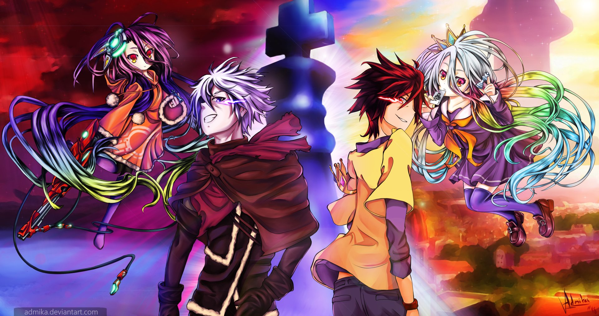 No game no life обои на телефон