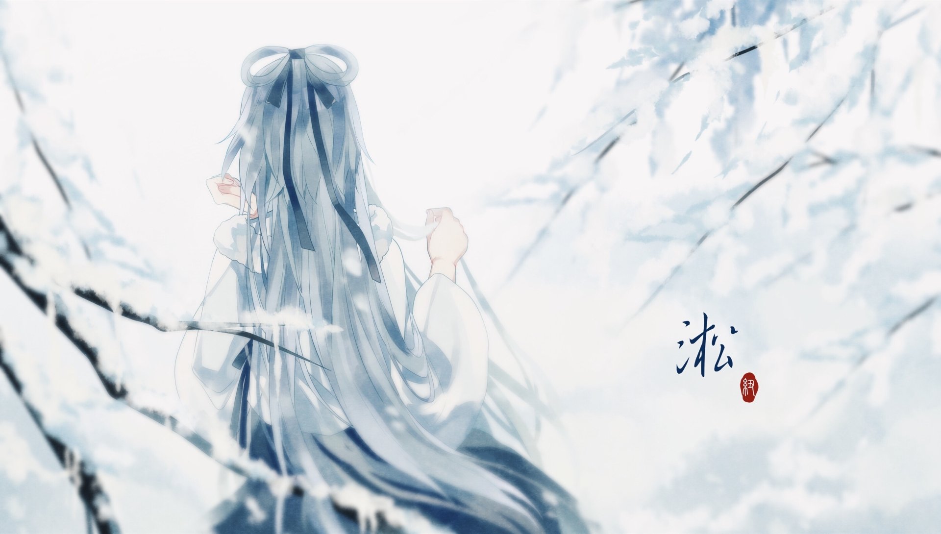 Download Luo Tianyi Anime Vocaloid HD Wallpaper by button