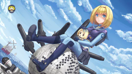 Milinda Brantini Anime Heavy Object HD Desktop Wallpaper | Background Image
