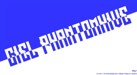 4K Ultra HD PC desktop wallpaper: bold blue-and-white graphic with diagonal Ciel Phantomhive text — anime Black Butler themed background.