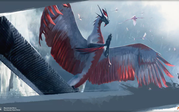 dragon man made Magic: The Gathering Dragons of Tarkir HD Desktop Wallpaper | Background Image