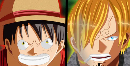 Sanji (One Piece) Monkey D. Luffy Anime One Piece HD Desktop Wallpaper | Background Image
