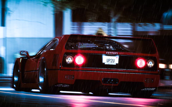 Ferrari vehicle Ferrari F40 HD Desktop Wallpaper | Background Image