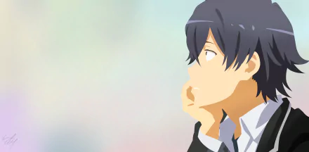 Hachiman Hikigaya Anime My Teen Romantic Comedy SNAFU HD Desktop Wallpaper | Background Image