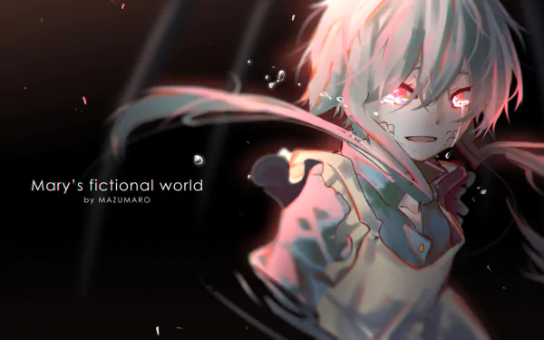 HD PC desktop wallpaper featuring Marry Kozakura from the anime Kagerou Project, showcasing vivid colors and dynamic lighting in a dramatic scene.