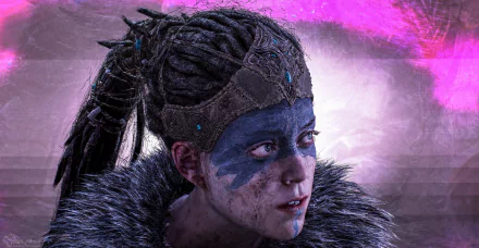 video game Hellblade: Senua's Sacrifice Senua (Hellblade) HD Desktop Wallpaper | Background Image