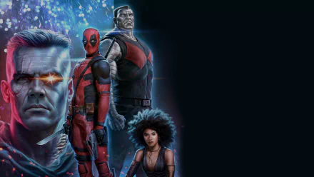 Domino (Marvel Comics) Cable (Marvel Comics) Deadpool movie Deadpool 2 HD Desktop Wallpaper | Background Image