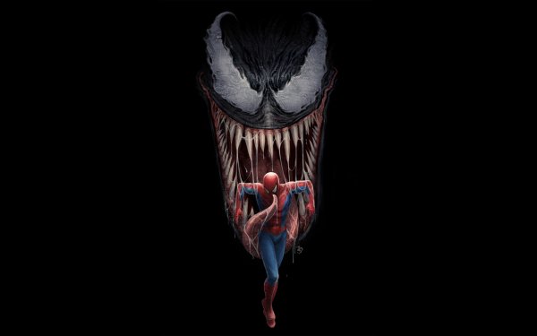 Comics Spider-Man Veneno Marvel Comics Superhero Peter Parker Symbiote Eddie Brock Monstruo Antihero Fondo de pantalla HD | Fondo de Escritorio