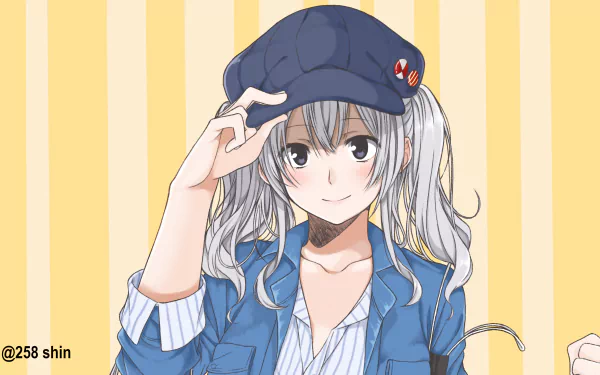 Kashima (Kancolle) Anime Kantai Collection HD Desktop Wallpaper | Background Image