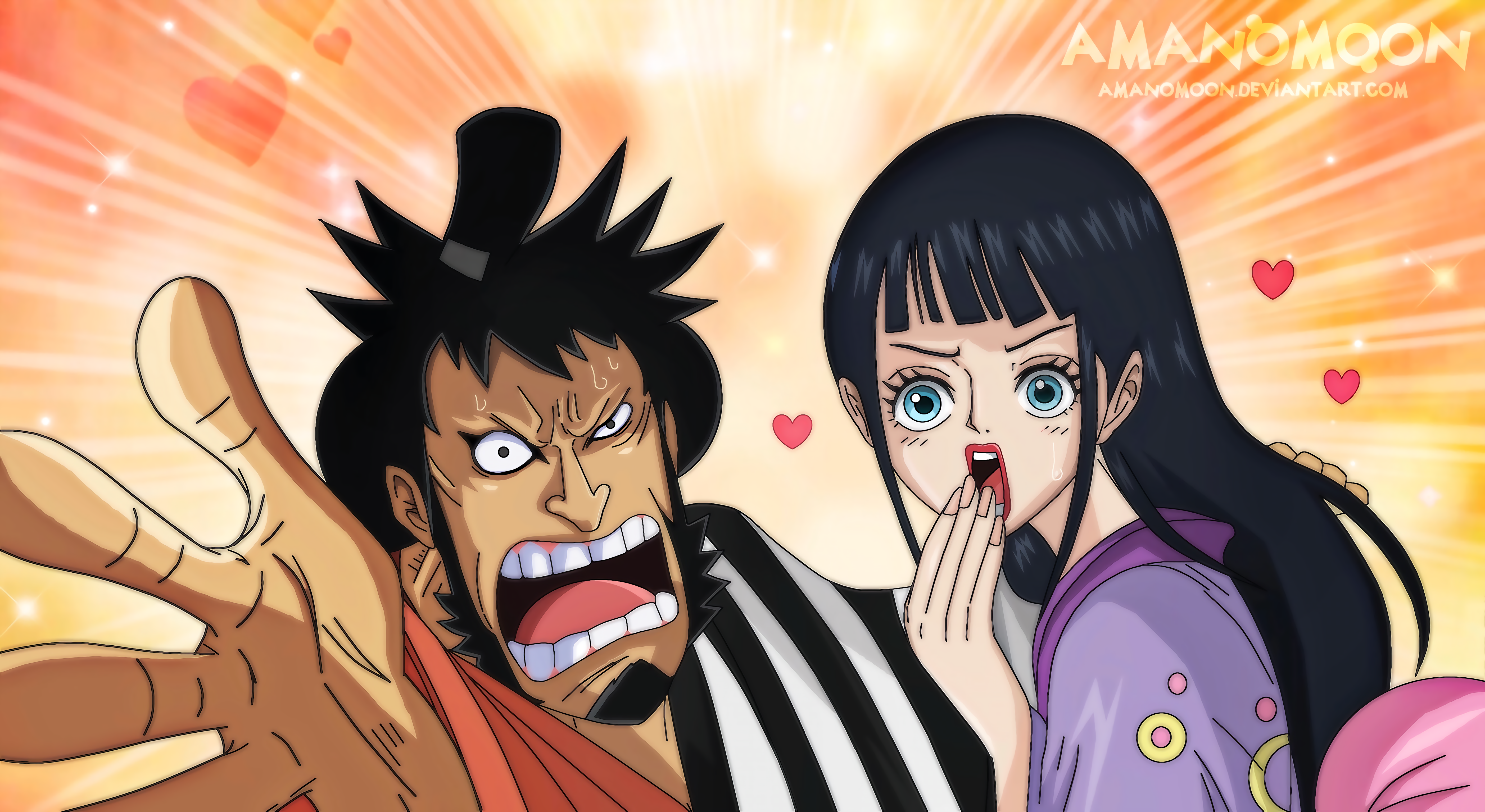 One Piece, Hyogoro (One Piece), Kawamatsu (One Piece), Kiku (One Piece) HD  wallpaper