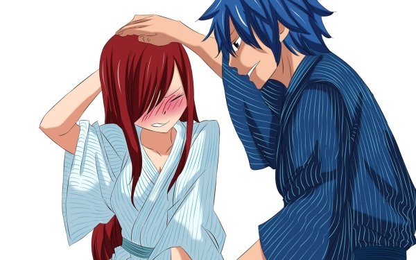 Anime Fairy Tail Erza Scarlet Jellal Fernandes HD Wallpaper | Background Image