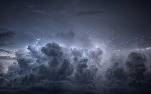 Earth Cloud Lightning Storm HD Wallpaper | Background Image