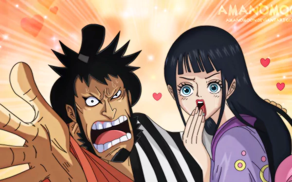 Kin'emon (One Piece) Kiku (One Piece) Anime One Piece HD Desktop Wallpaper | Background Image