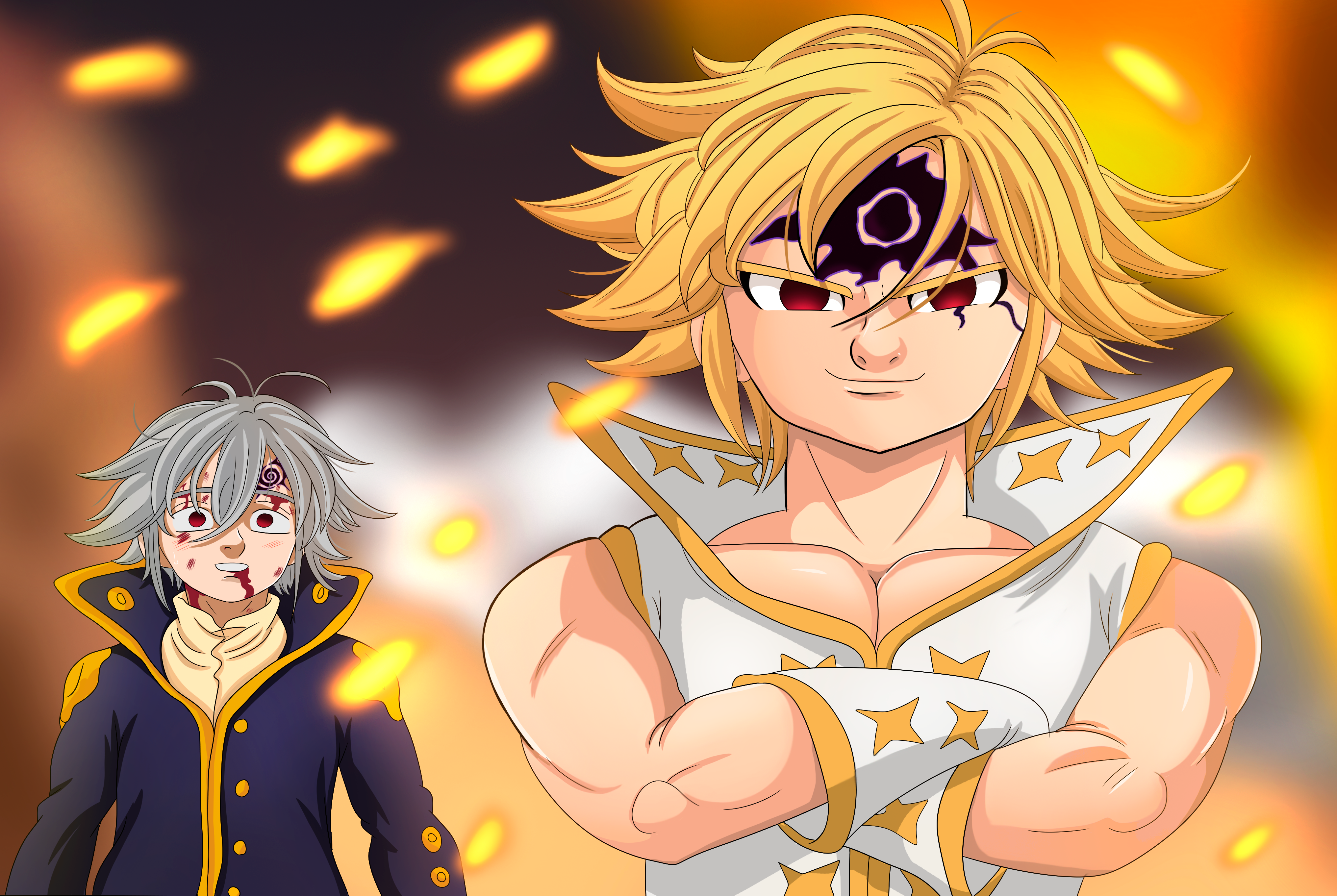 Meliodas The Seven Deadly Sins Anime, Anime, manga, cartoon, fictional  Character png