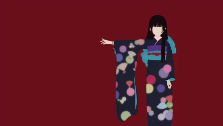 Ai Enma Anime Jigoku Shōjo HD Desktop Wallpaper | Background Image