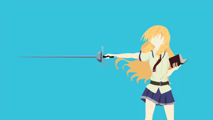 Mary Kikakujou Anime Armed Girl's Machiavellism HD Desktop Wallpaper | Background Image