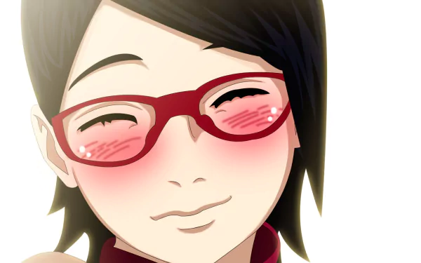 blush Sarada Uchiha Anime Boruto HD Desktop Wallpaper | Background Image