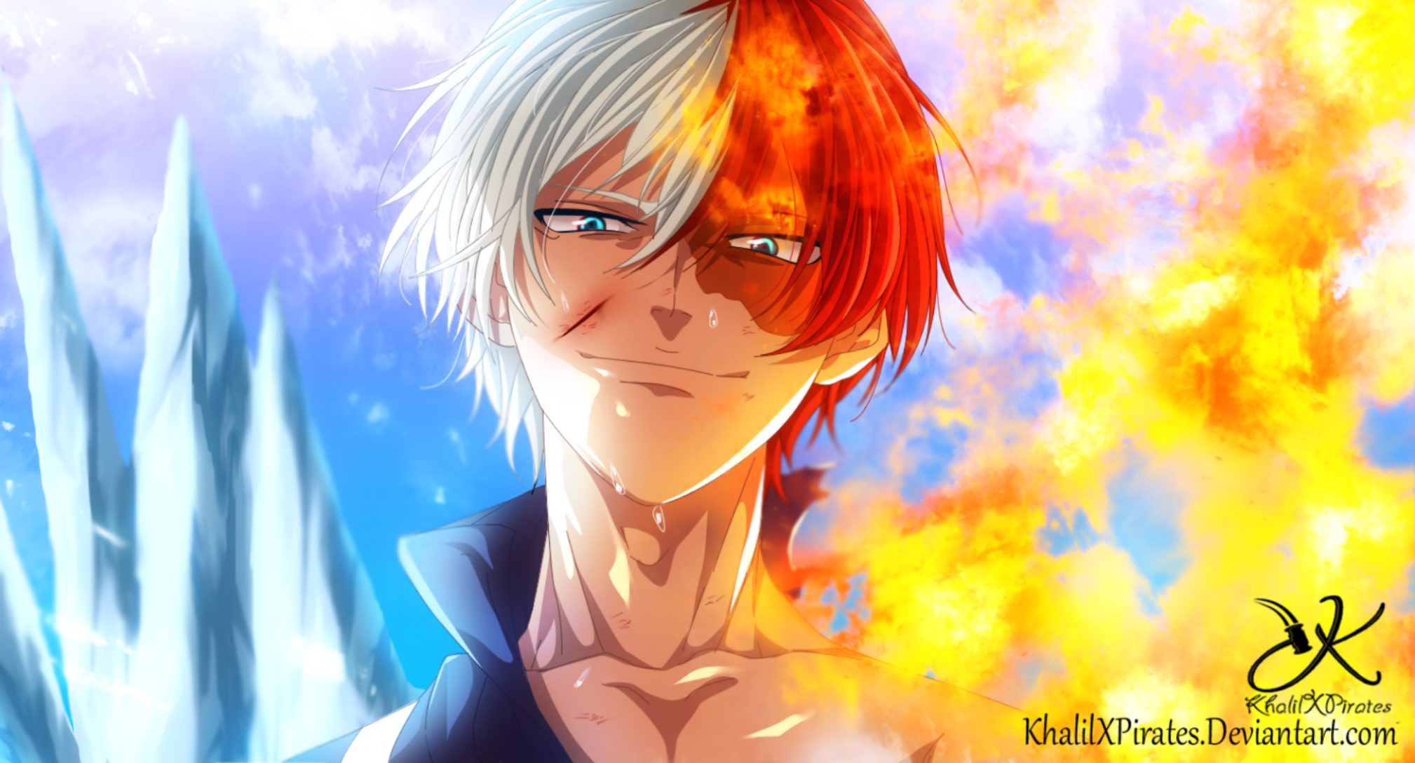 Download Shoto Todoroki Anime My Hero Academia HD Wallpaper by ...