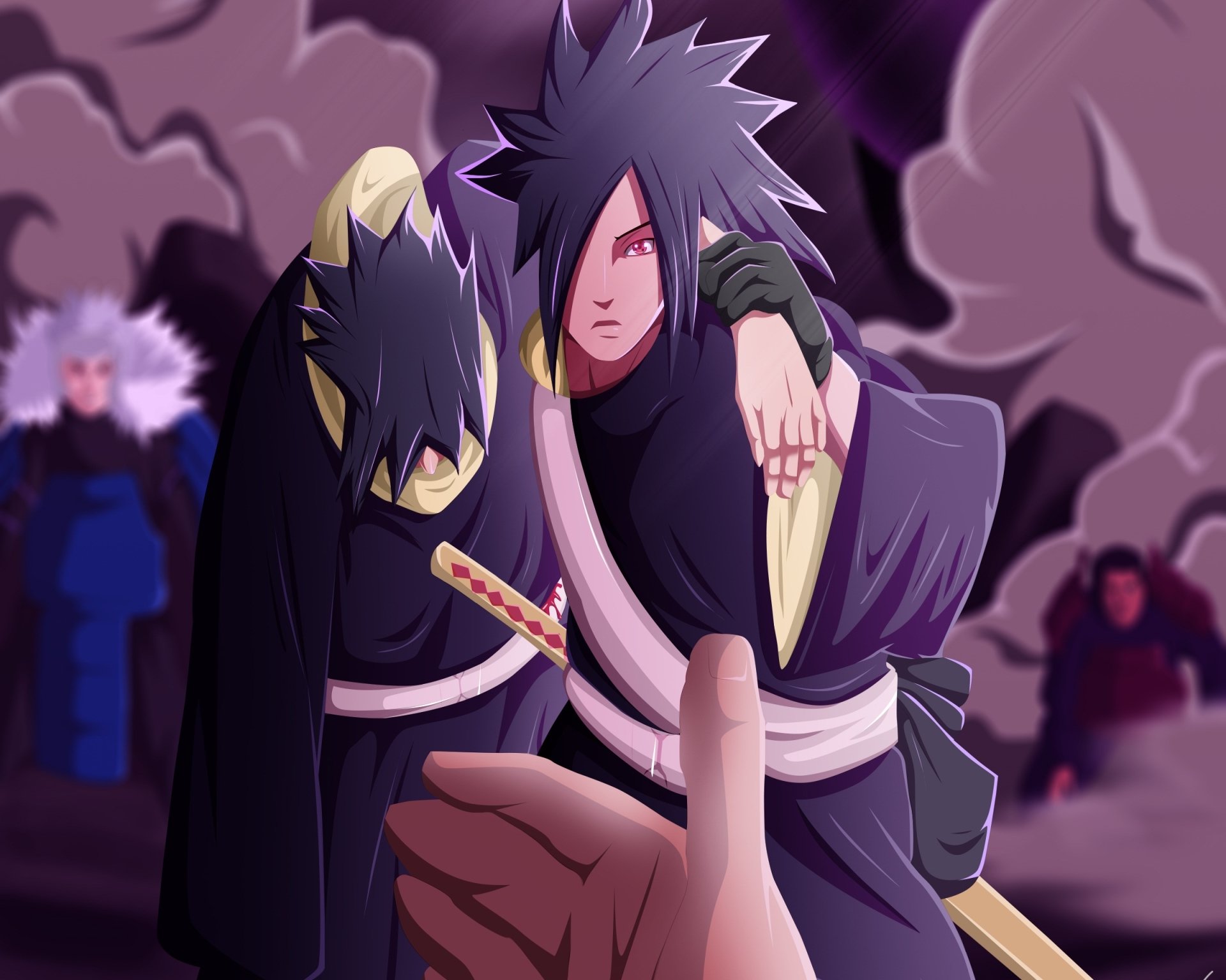 Download Hashirama Senju Tobirama Senju Izuna Uchiha Madara Uchiha Anime Naruto HD Wallpaper by Robin Chuquital
