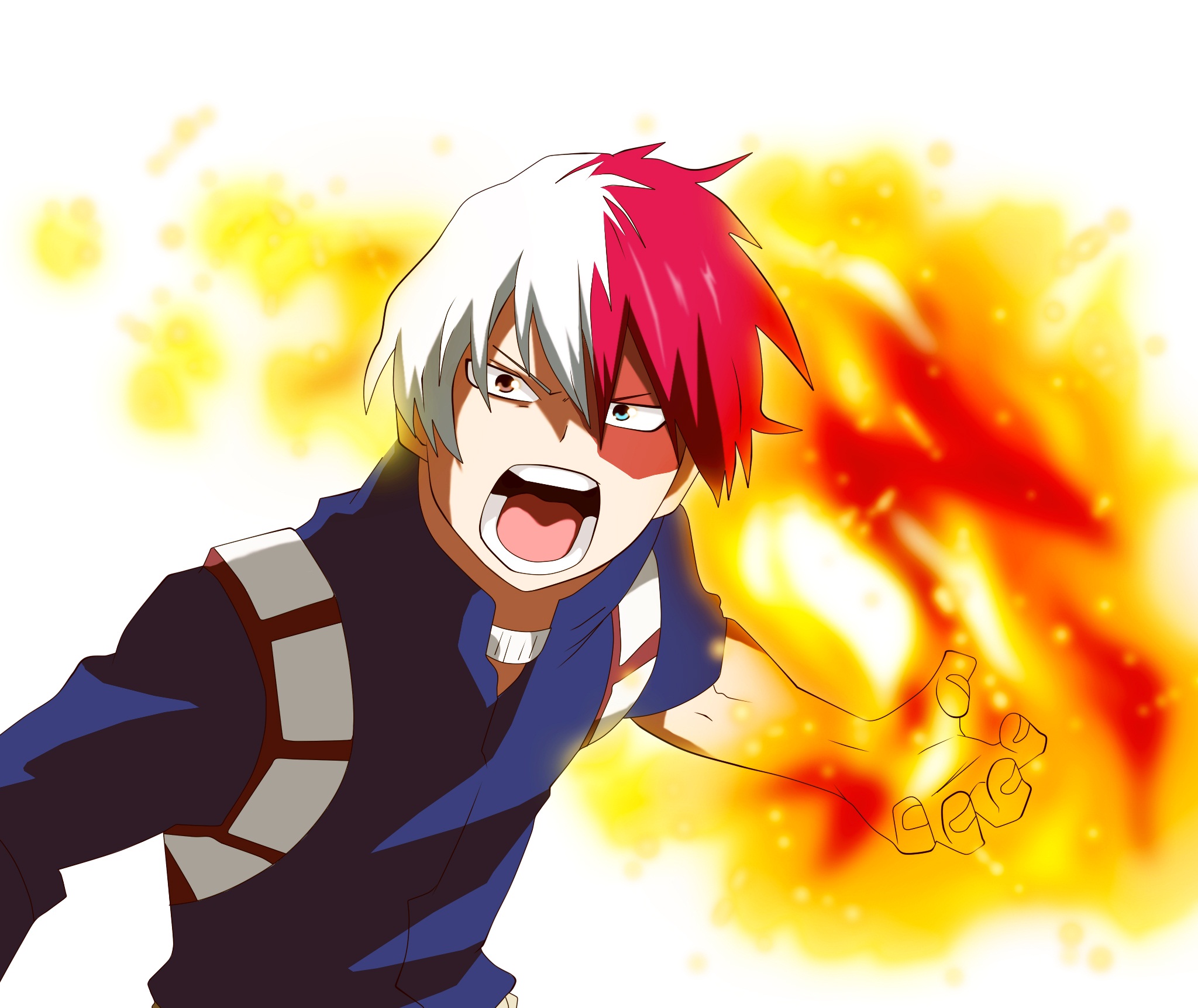 Shoto Todoroki 4k 8k Hd My Hero Academia (boku No Hero Academia ...