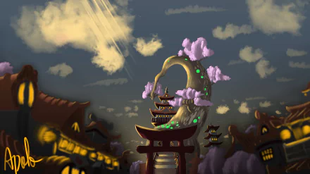 temple Anime One Piece HD Desktop Wallpaper | Background Image