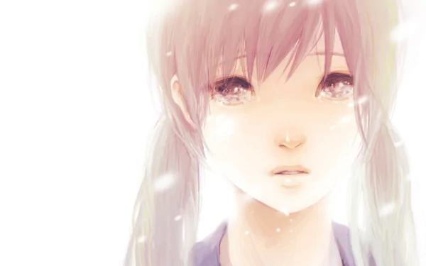 Hatsune Miku tears Anime Vocaloid HD Desktop Wallpaper | Background Image