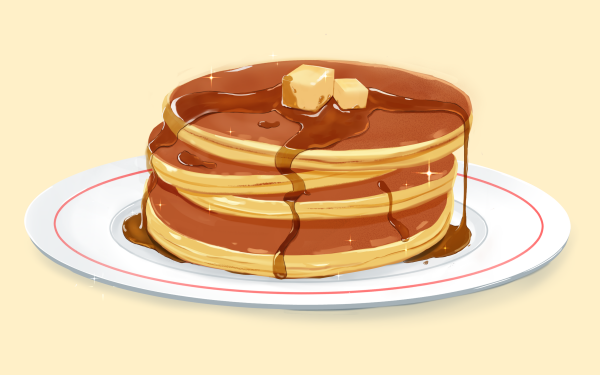 Anime Food Pancake HD Wallpaper | Background Image