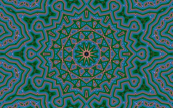 Abstract Kaleidoscope Pattern HD Wallpaper | Background Image