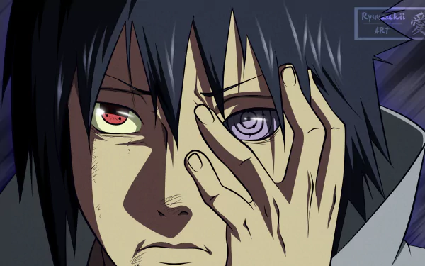Rinnegan (Naruto) Sharingan (Naruto) Sasuke Uchiha Anime Naruto HD Desktop Wallpaper | Background Image