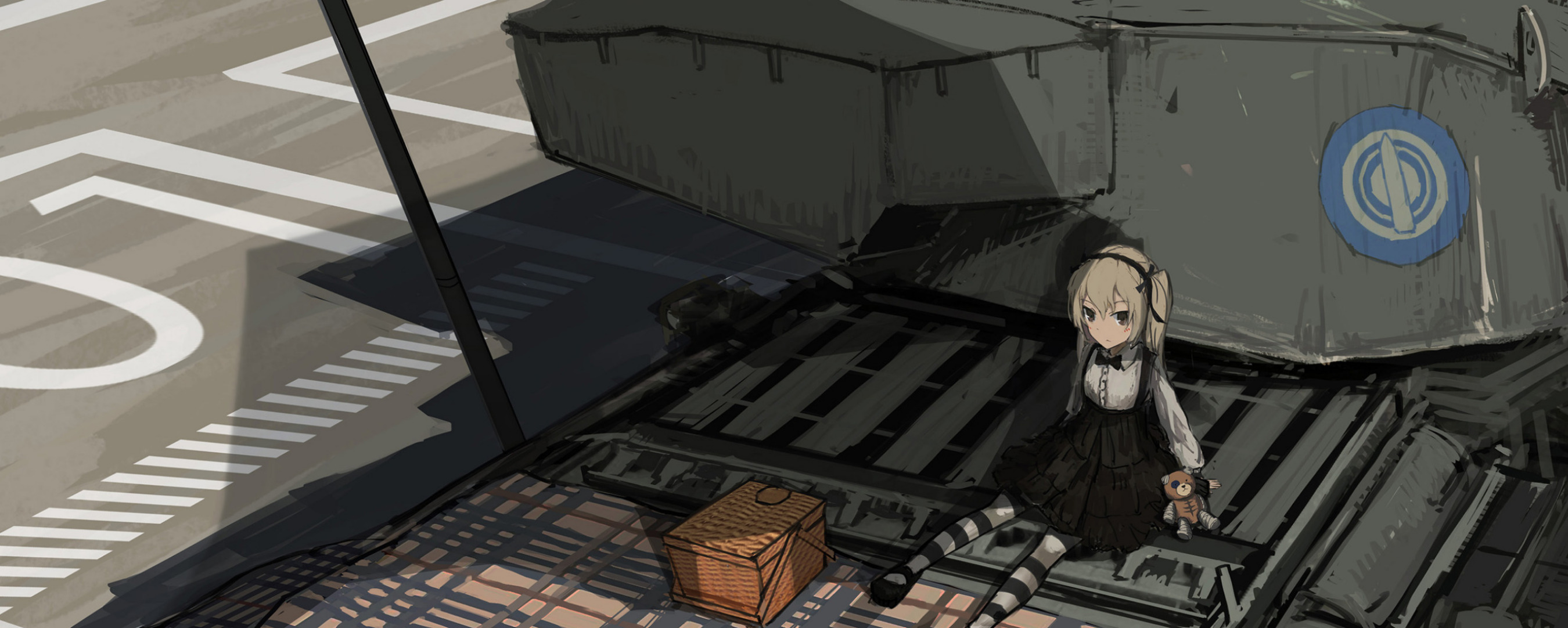 Anime Girls und Panzer HD Wallpaper | Background Image