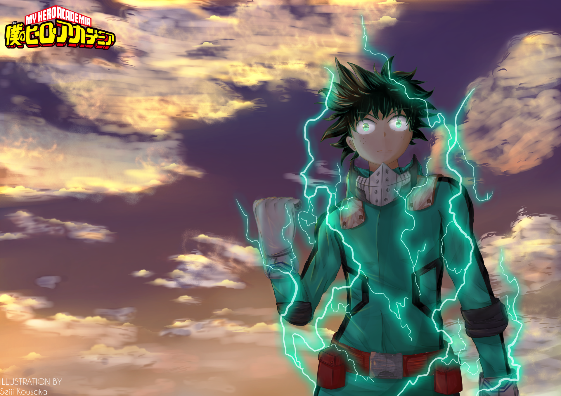 Download Izuku Midoriya Anime My Hero Academia 4k Ultra HD Wallpaper by SeijiKousaka