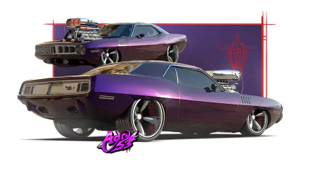 purple car vehicle Plymouth Hemi Cuda HD Desktop Wallpaper | Background Image
