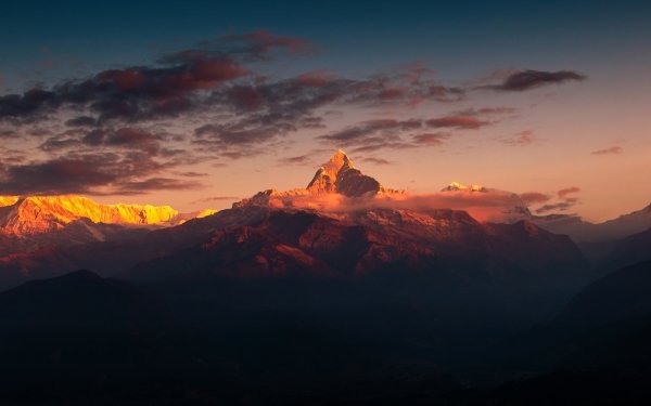 Earth Mountain Mountains Nature Landscape Nepal HD Wallpaper | Background Image