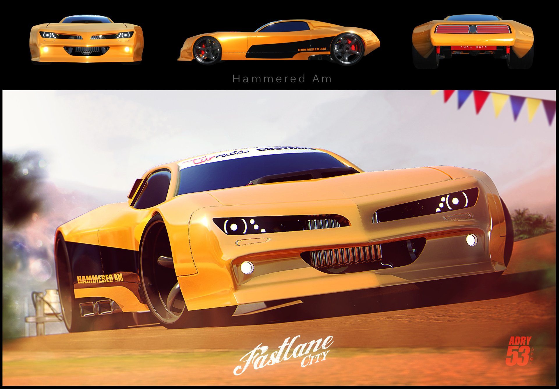 Download Yellow Car Vehicle Artistic  HD Wallpaper by Timothy Adry Emmanuel