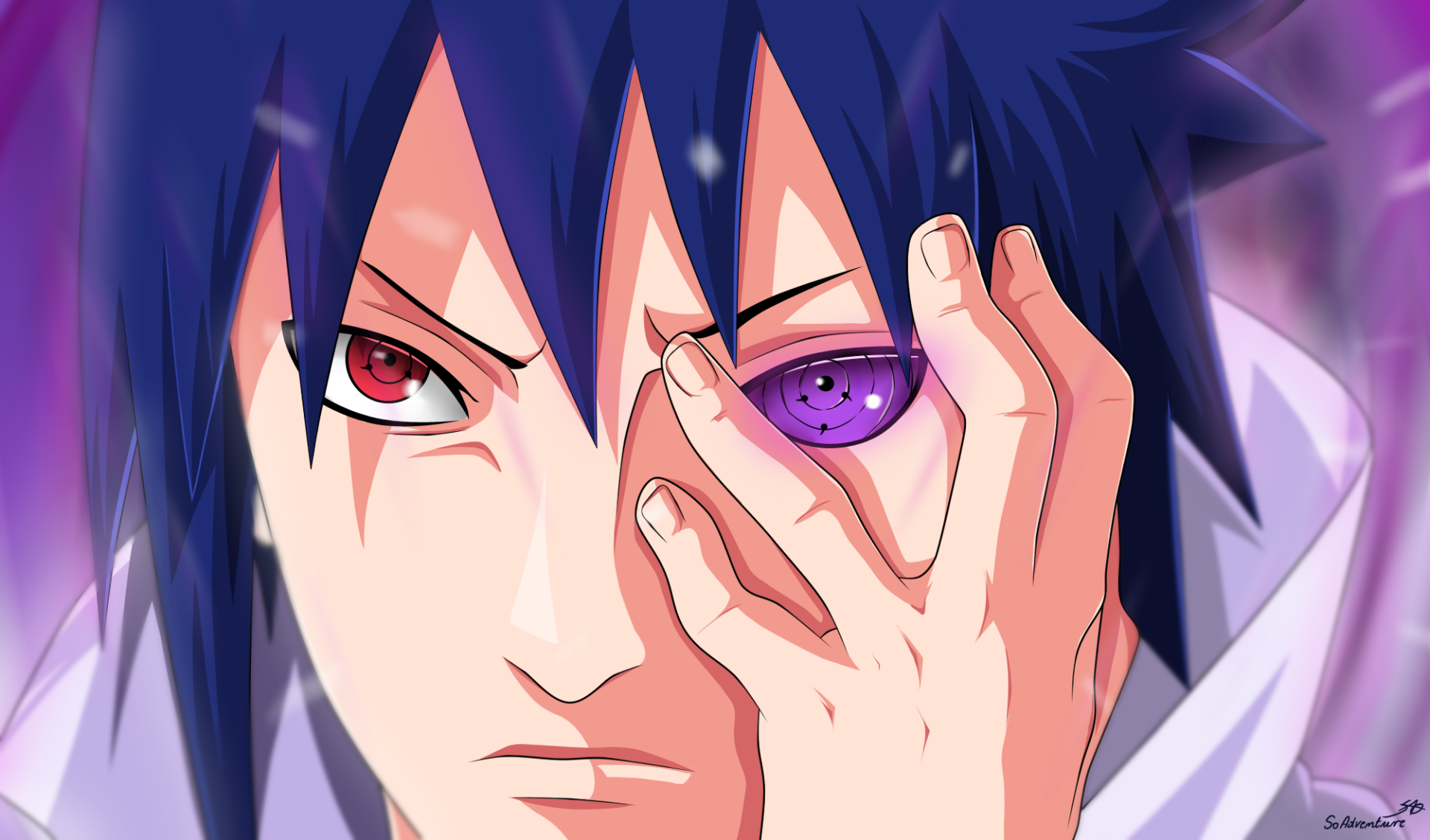 Download Sasuke Uchiha Anime Naruto HD Wallpaper by Roksana